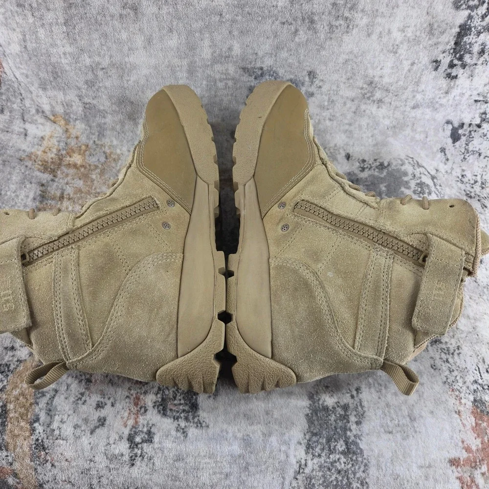 5.11 Tactical HRT Advance Side Zip Boots Mens 13 Tan Utility Security Uniform